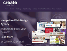 Tablet Screenshot of createdesignstudio.co.uk